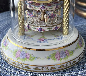 Franklin Mint Karussell Drehpendeluhr 13