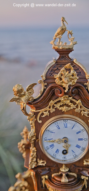 Lenzkirch kleine Storchenuhr Storchenpendule 18